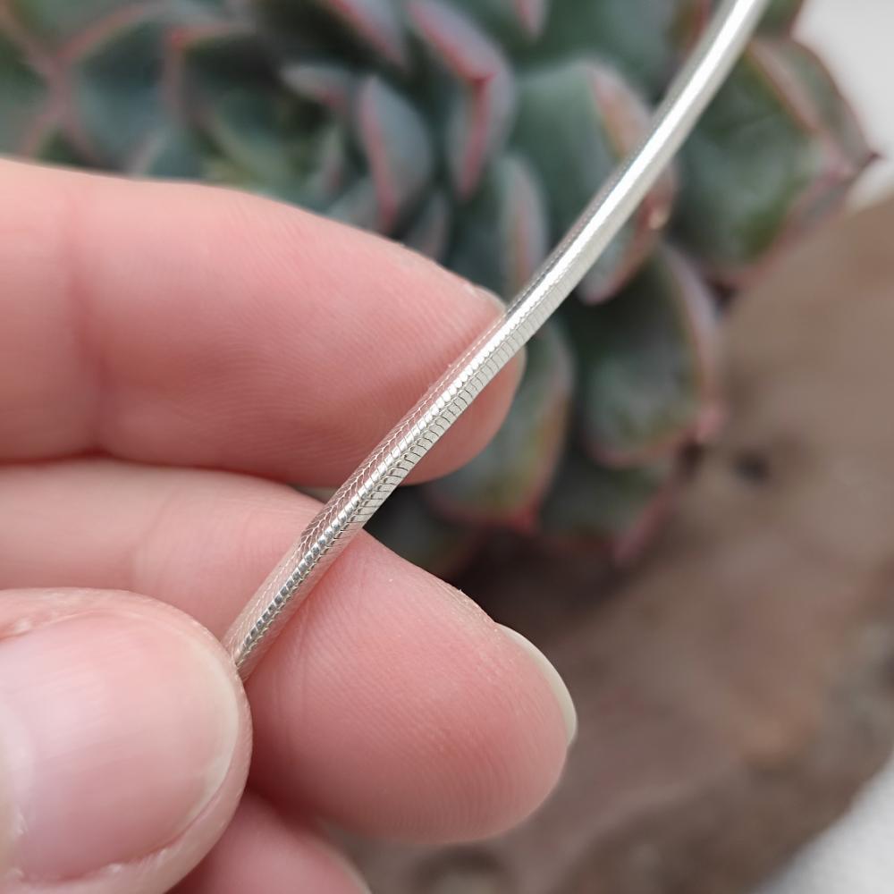 Collana snake in argento 925 triangolare - TUNGABHADRA