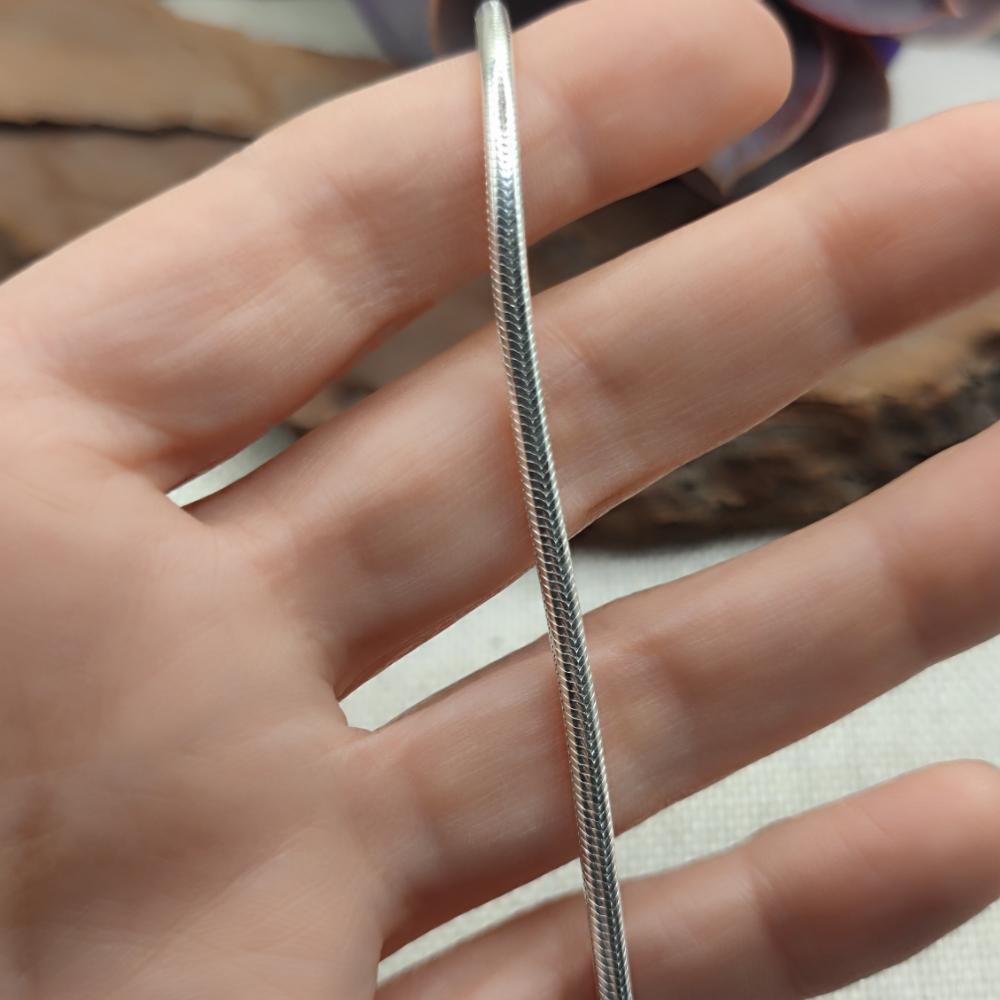 COLLANA snake argento 925 massiccio - MRINAL