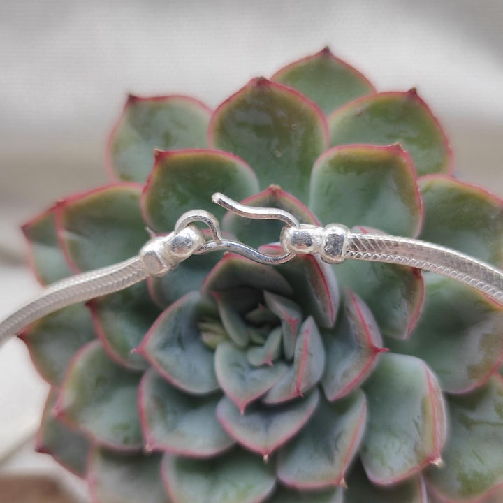 Collana snake in argento 925 quadrata - VARUNA