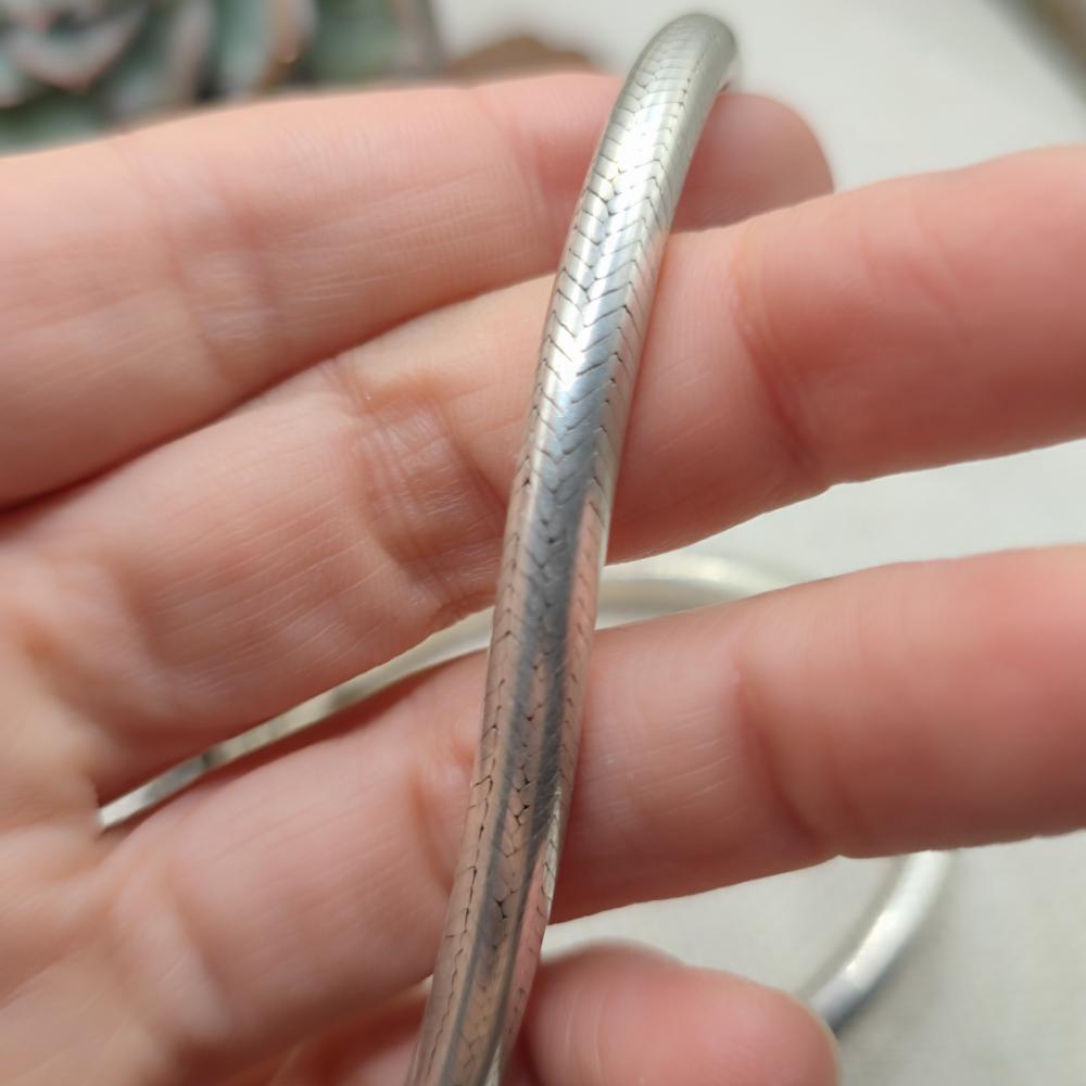 Collana snake in argento 925 - TISTA 50 cm