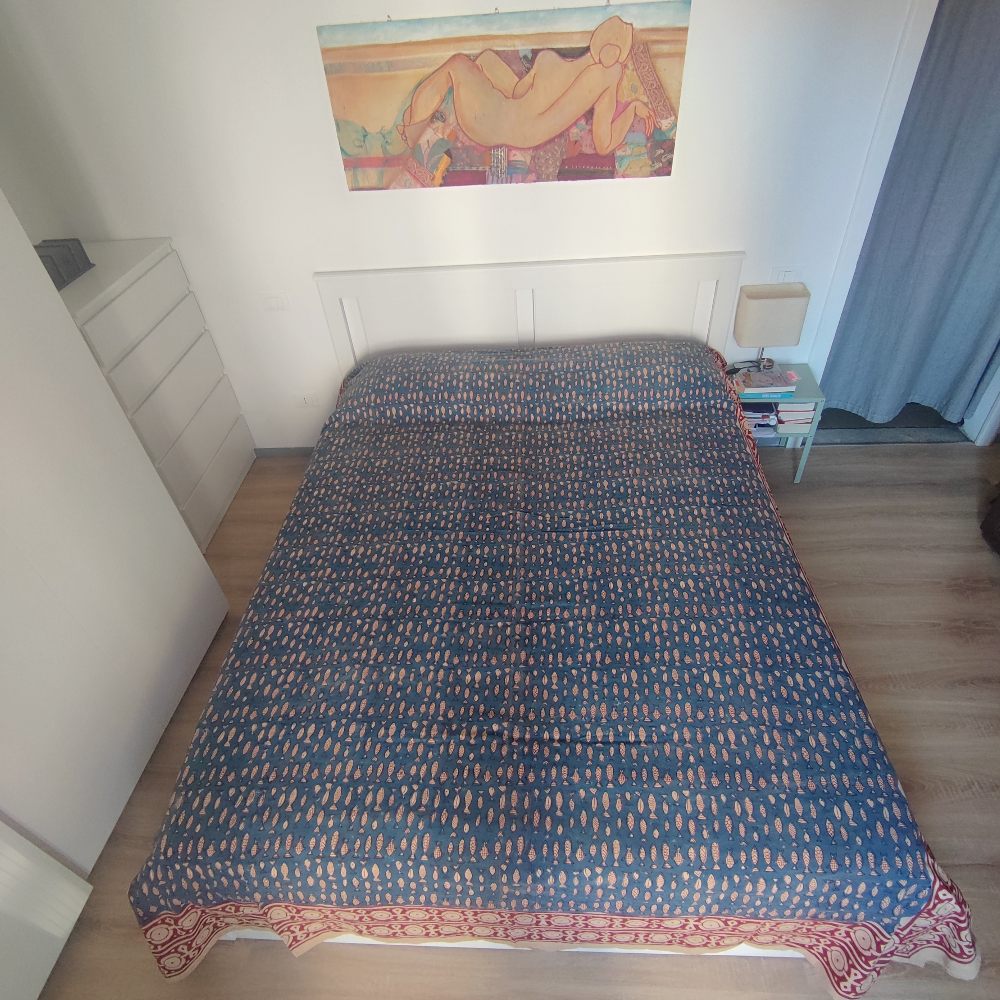 Copriletto etnico in 100% cotone artigianale - INDAS