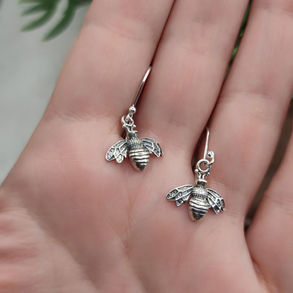 Orecchini con ape in argento 925 - ABEILLE