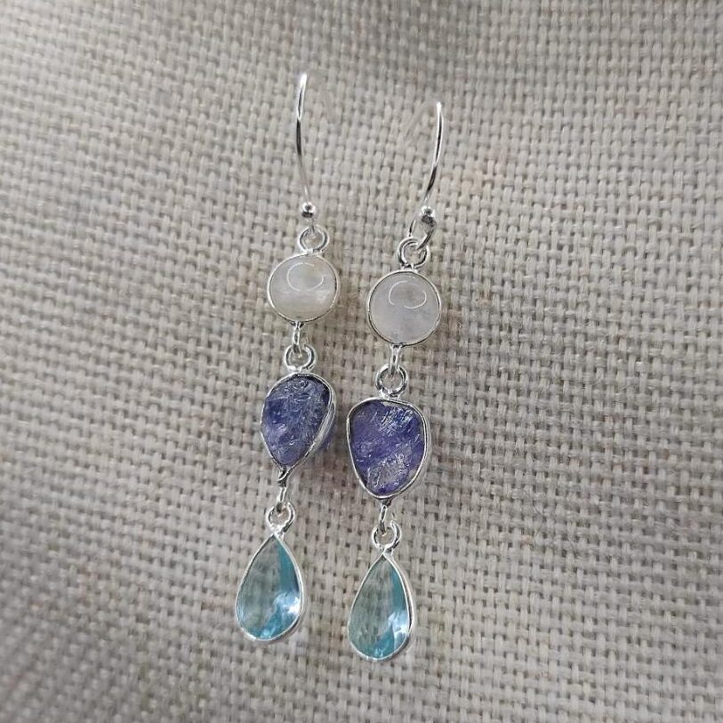 Orecchini argento 925 con ametista - ZAHIRABAD