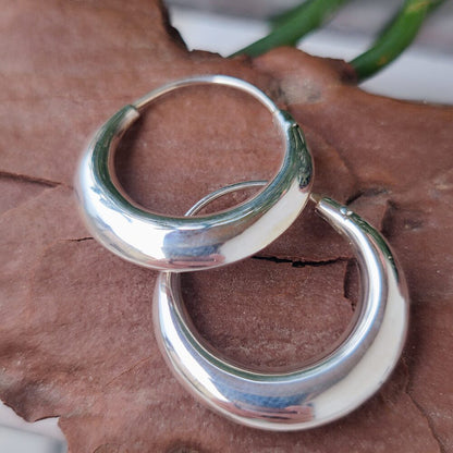 ORECCHINI a cerchio in argento 925 - KANESPURA