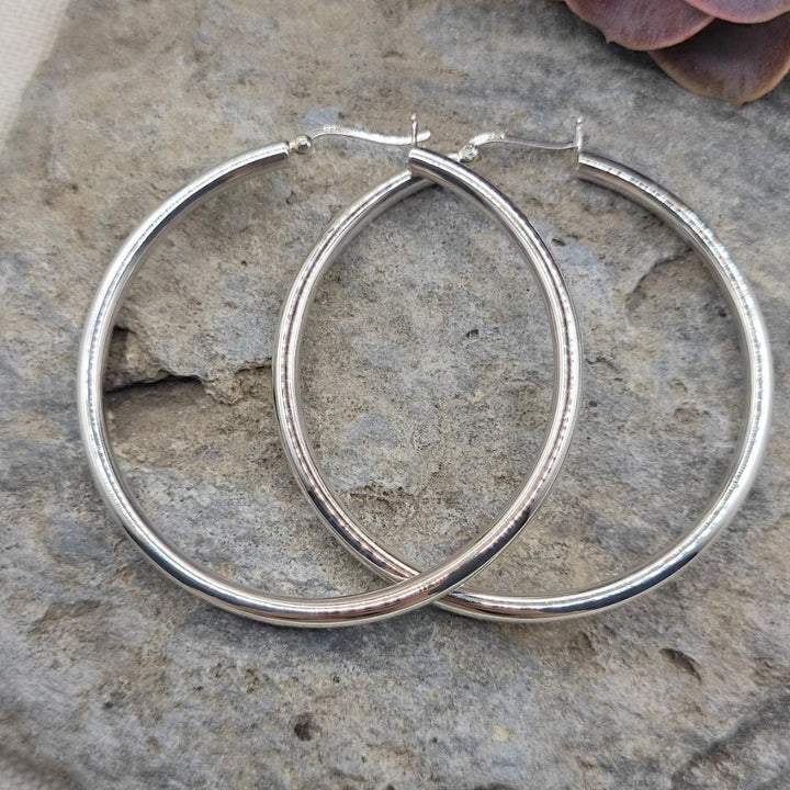 Orecchini a cerchio in argento 925 - LINH