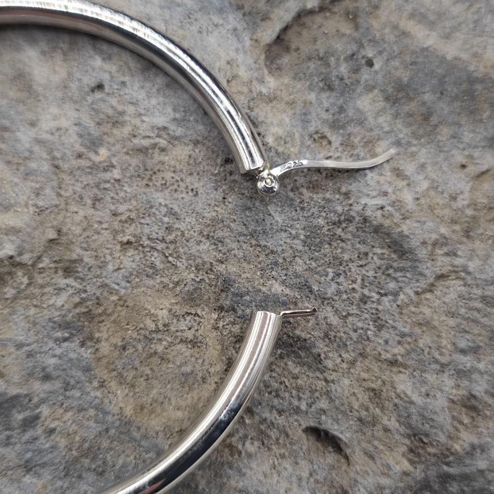 Orecchini a cerchio in argento 925 - LINH