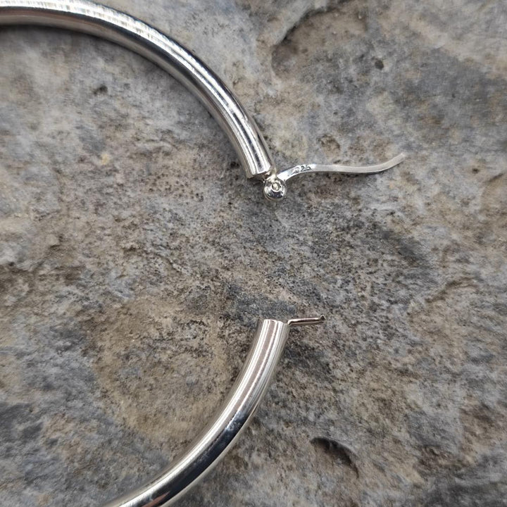 Orecchini a cerchio in argento 925 - LINH