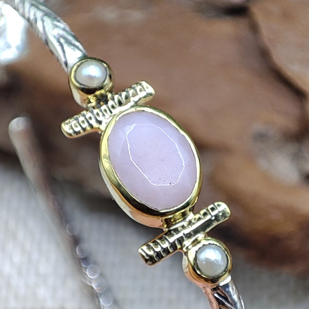 ORECCHINI a cerchio in argento con pietra - BARHOA