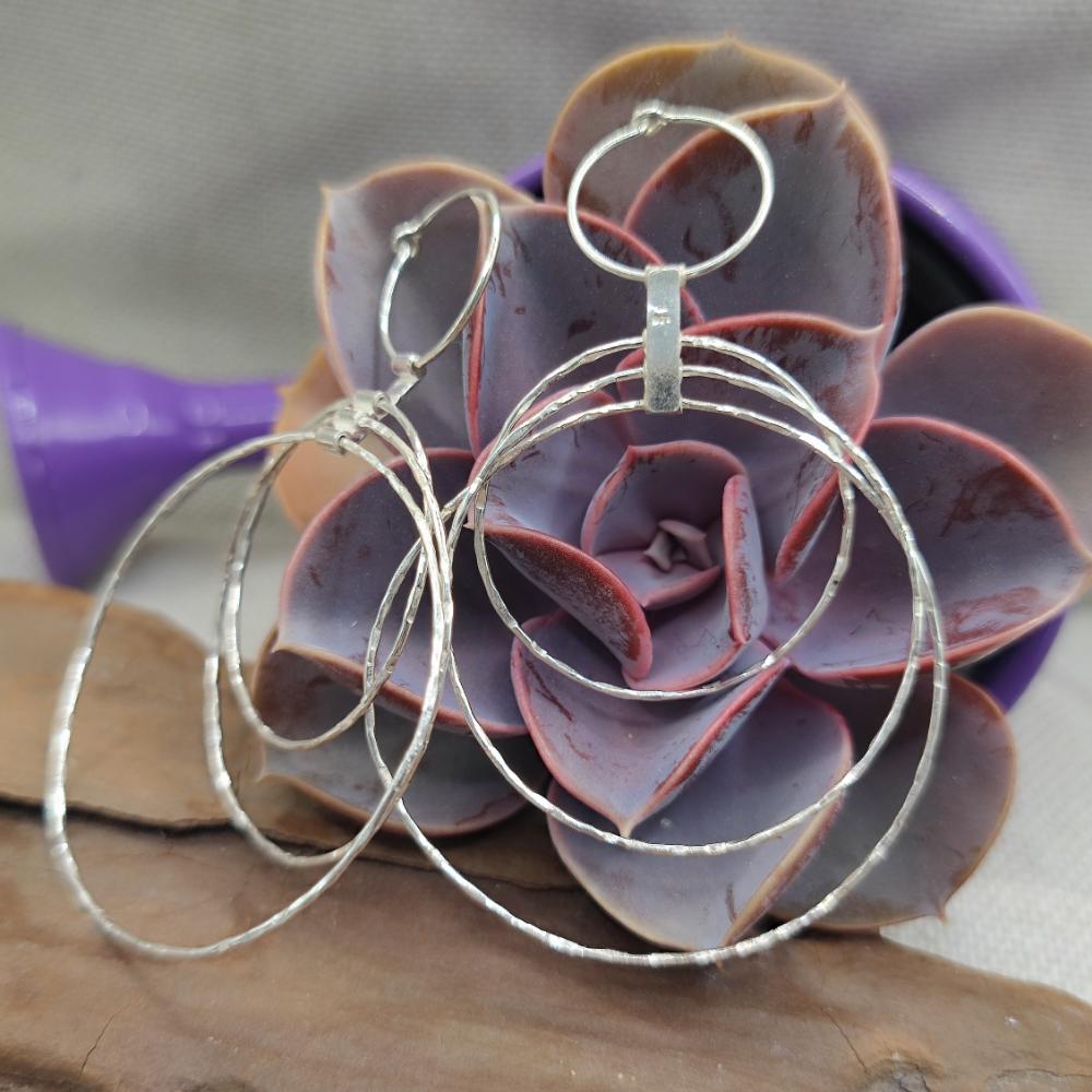 ORECCHINI cerchio in argento 925 - SONARI