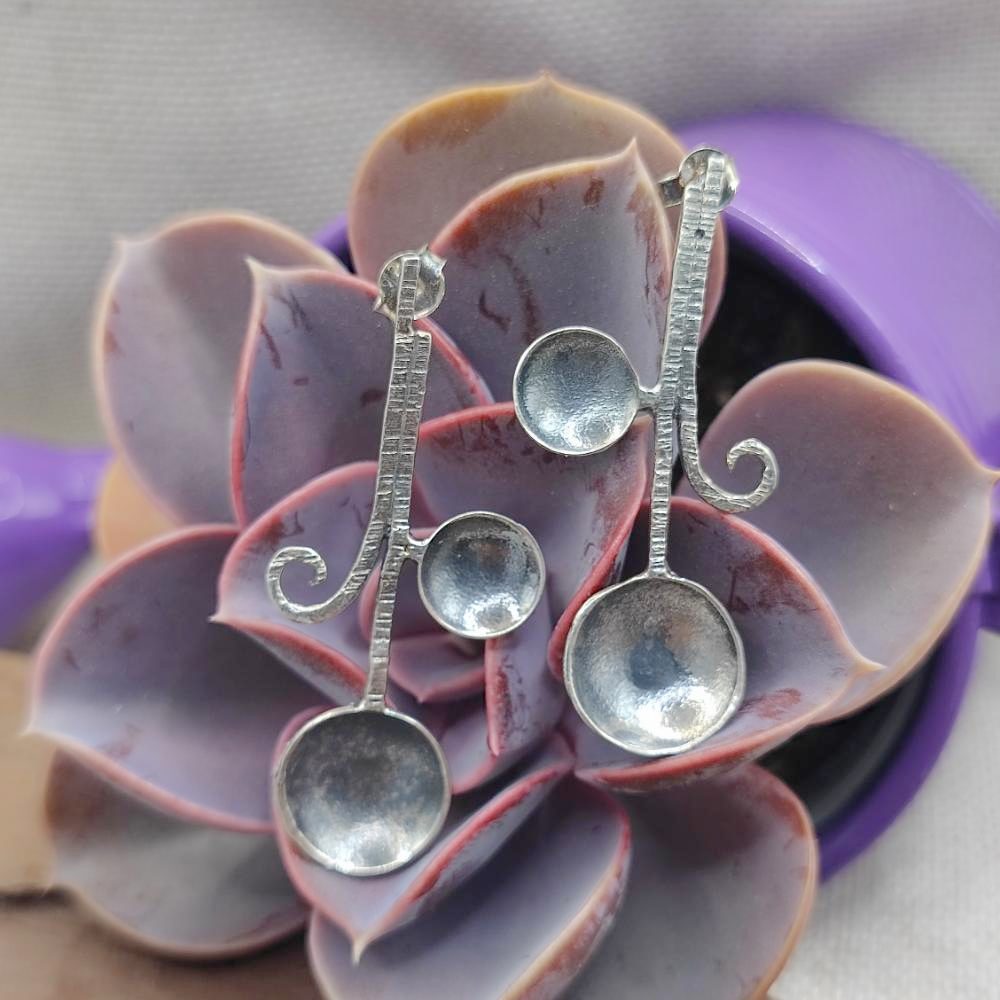 ORECCHINI artigianali in argento 925 - CHANDRIKA