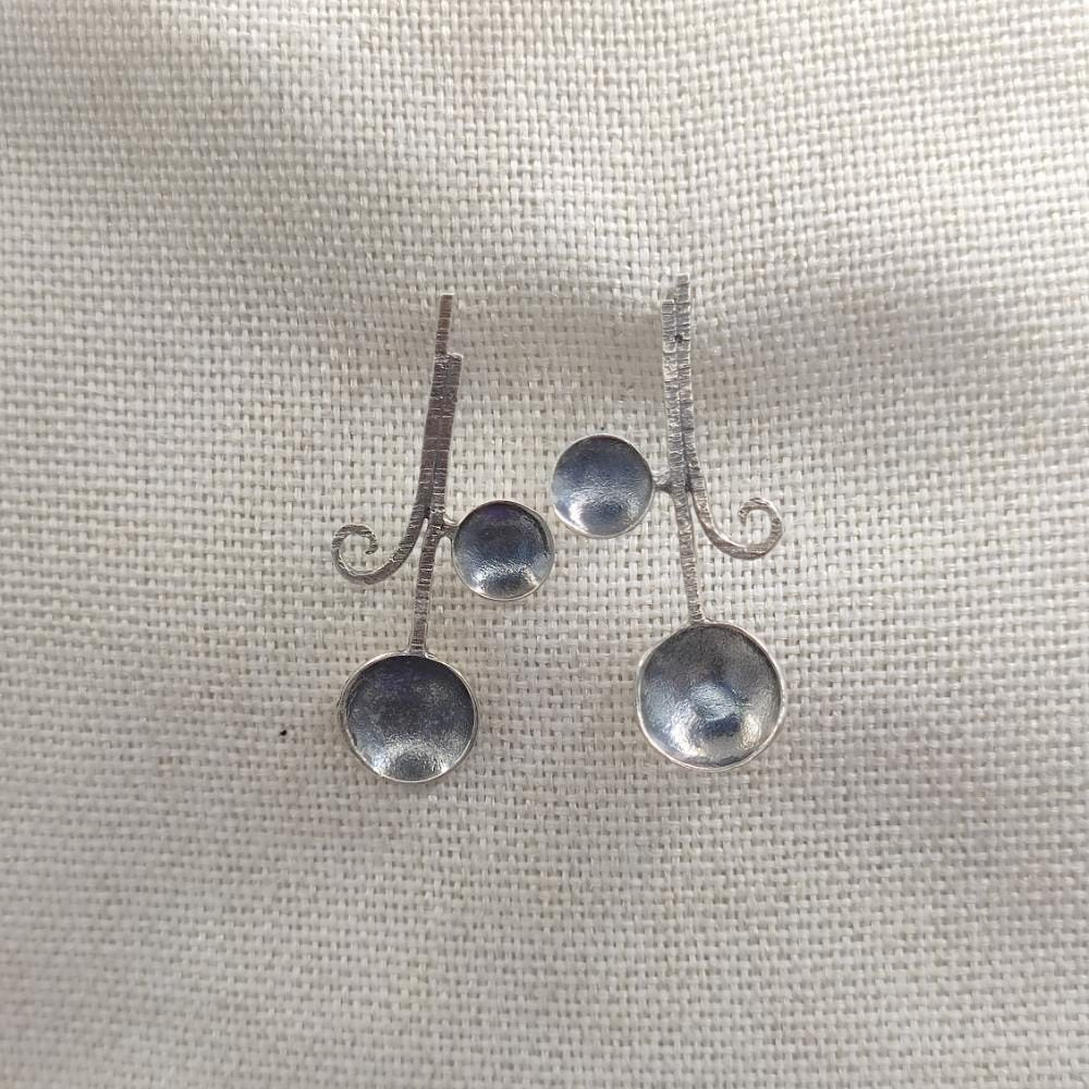 ORECCHINI artigianali in argento 925 - CHANDRIKA