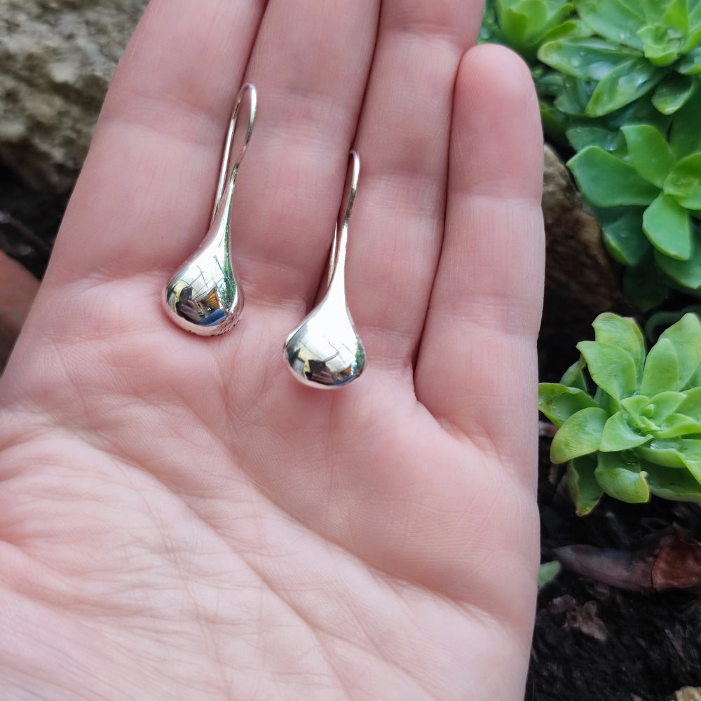 ORECCHINI indiani a goccia in argento 925 - KAVALUR