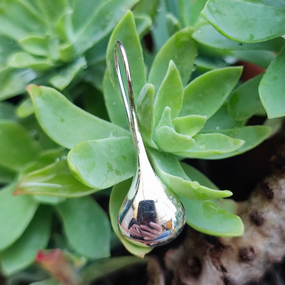 ORECCHINI indiani a goccia in argento 925 - KAVALUR