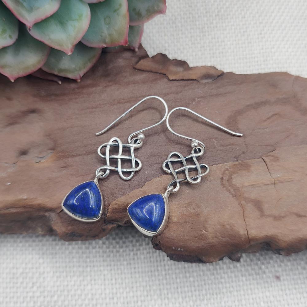 Orecchini in argento 925 lapislazzuli - SAGAR