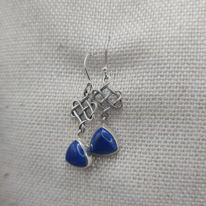 Orecchini in argento 925 lapislazzuli - SAGAR