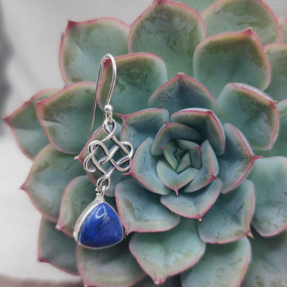 Orecchini in argento 925 lapislazzuli - SAGAR