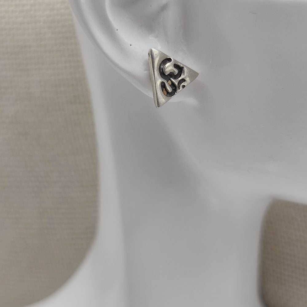 Orecchini in Argento 925 con Simbolo OM