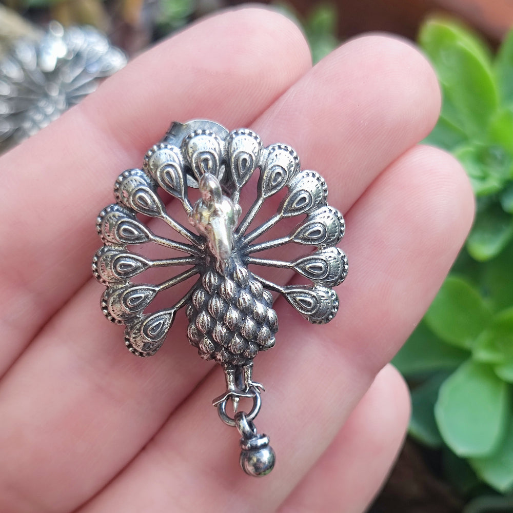 ORECCHINI in argento 925 con pavoni - GUNDOJ