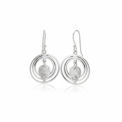Orecchini artigianali in argento 925 con perla - GANDAKI