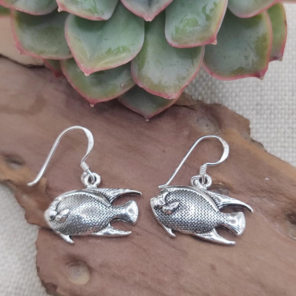 Orecchini in argento 925 con pesci - DEVASTHANAM