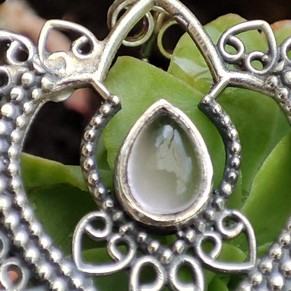 ORECCHINI Argento 925 artigianali con pietra - DOLATPURA