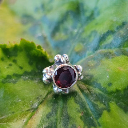 ORECCHINI etnici con pietra in argento 925 - JADAL