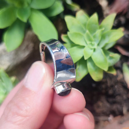 Orecchini argento 925 artigianali con pietra - MANDALAVADI