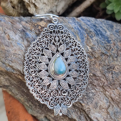 ORECCHINI in argento 925 con pietra - MAYURI