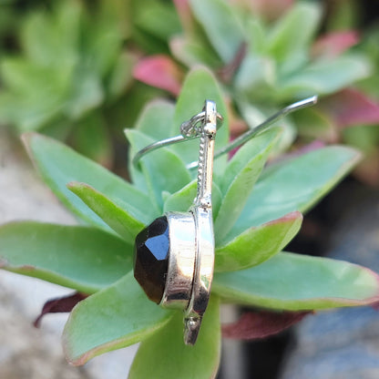 ORECCHINI etnici con pietra in argento 925 - PANKI