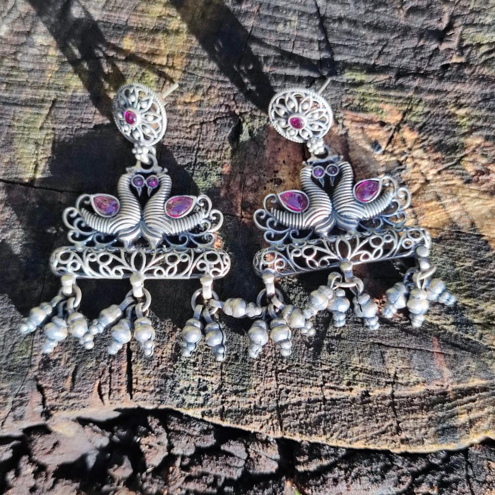 Orecchini etnici in argento 925 - RAWAT