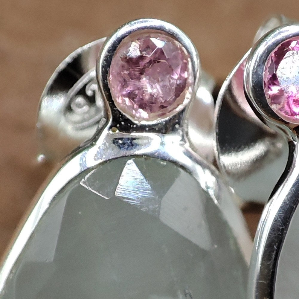 ORECCHINI pendenti in argento con pietra - THEATTA