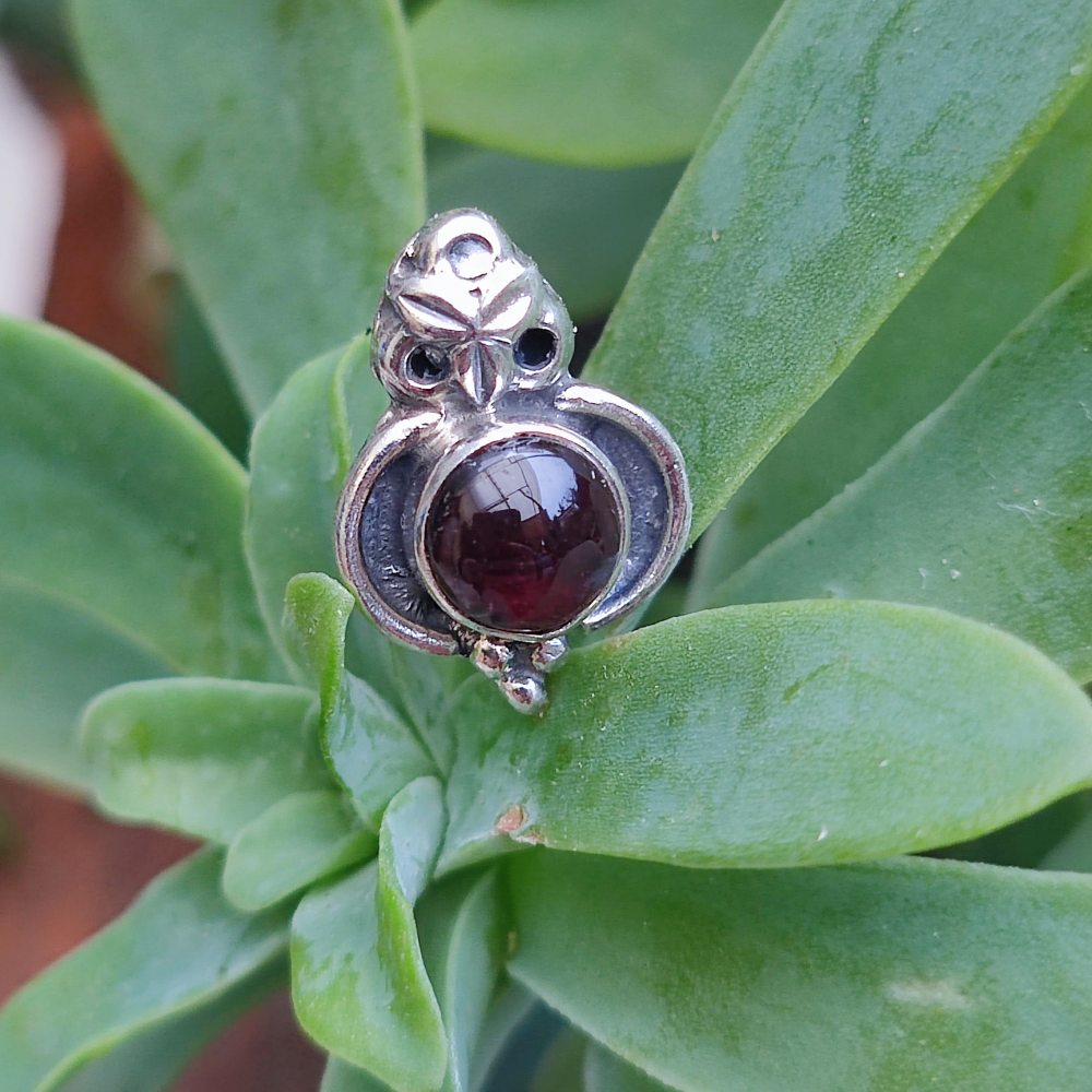Orecchini etnici in argento 925 pietra - VALLYUR – immagine12