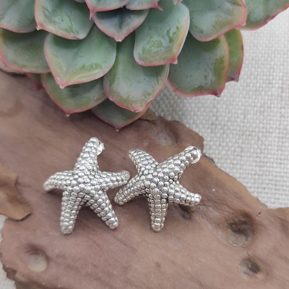 Orecchini in argento 925 stella marina - TADPATRI