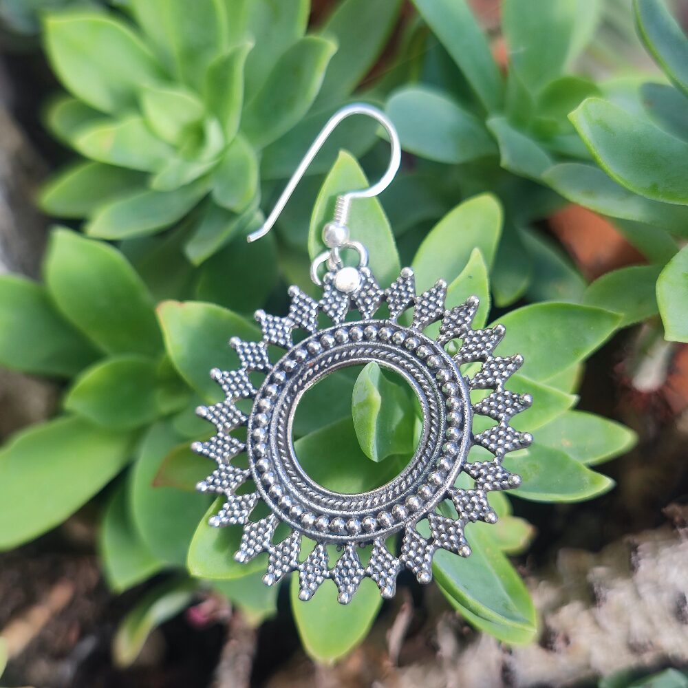 ORECCHINI etnici in argento 925 - TAMIL