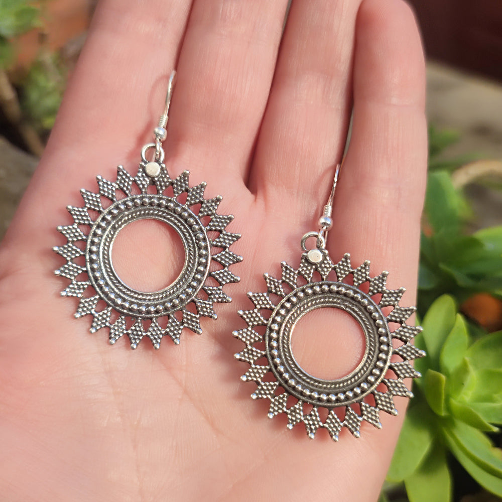 ORECCHINI etnici in argento 925 - TAMIL