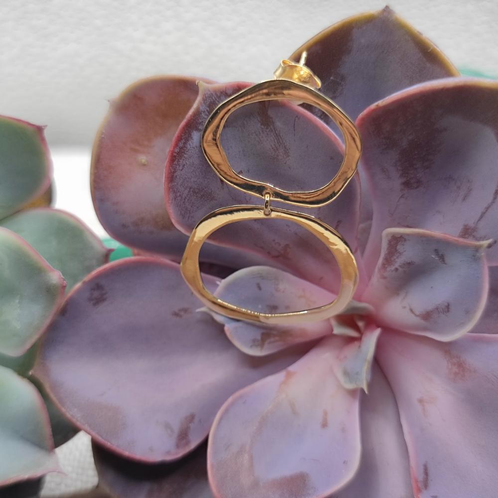 ORECCHINI in argento dorato - DAKURA