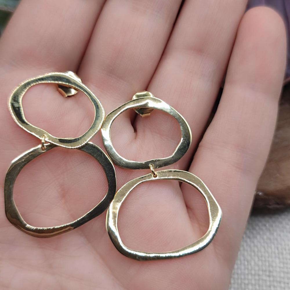 ORECCHINI in argento dorato - DAKURA