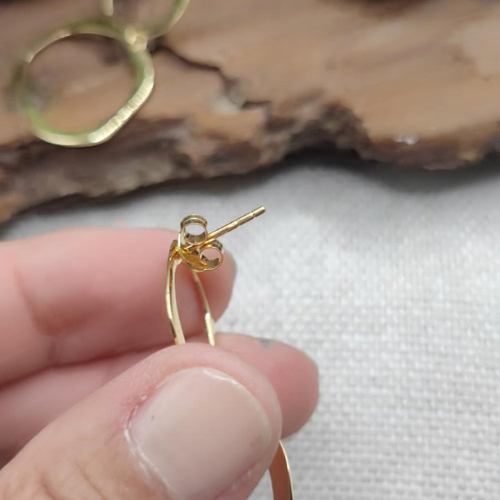 ORECCHINI in argento dorato - DAKURA