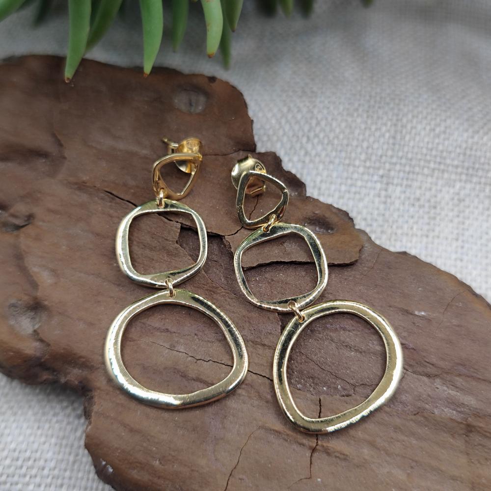 ORECCHINI in argento dorato - RAIBANIA