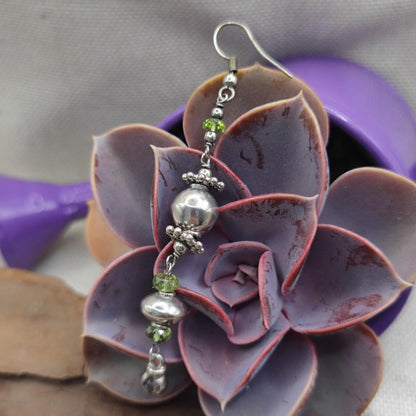 Orecchini in argento 925 con peridoto - CHARULATA