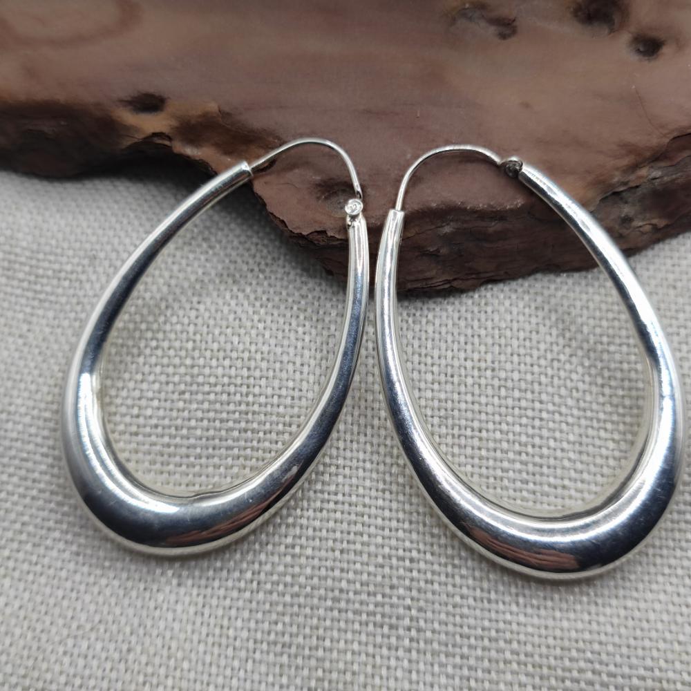 Orecchini a cerchio in argento 925 - AMARANA