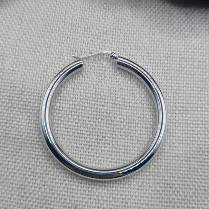 Orecchini a cerchio in argento 925 - PRANA