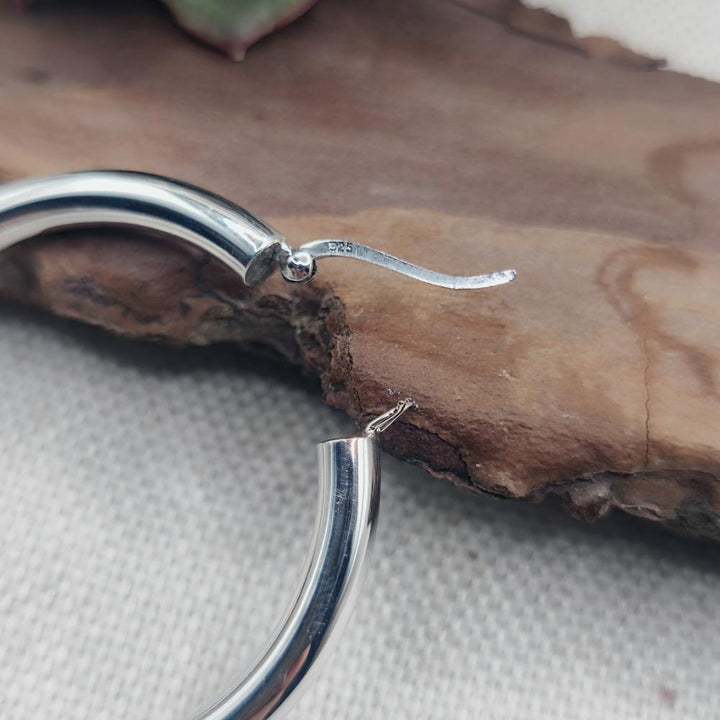 Orecchini a cerchio in argento 925 - PRANA