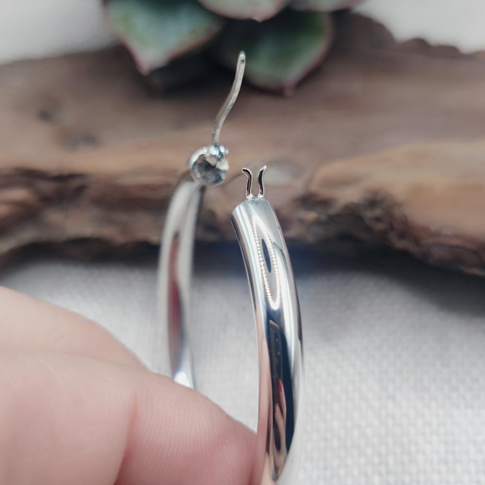 Orecchini a cerchio in argento 925 - PRANA