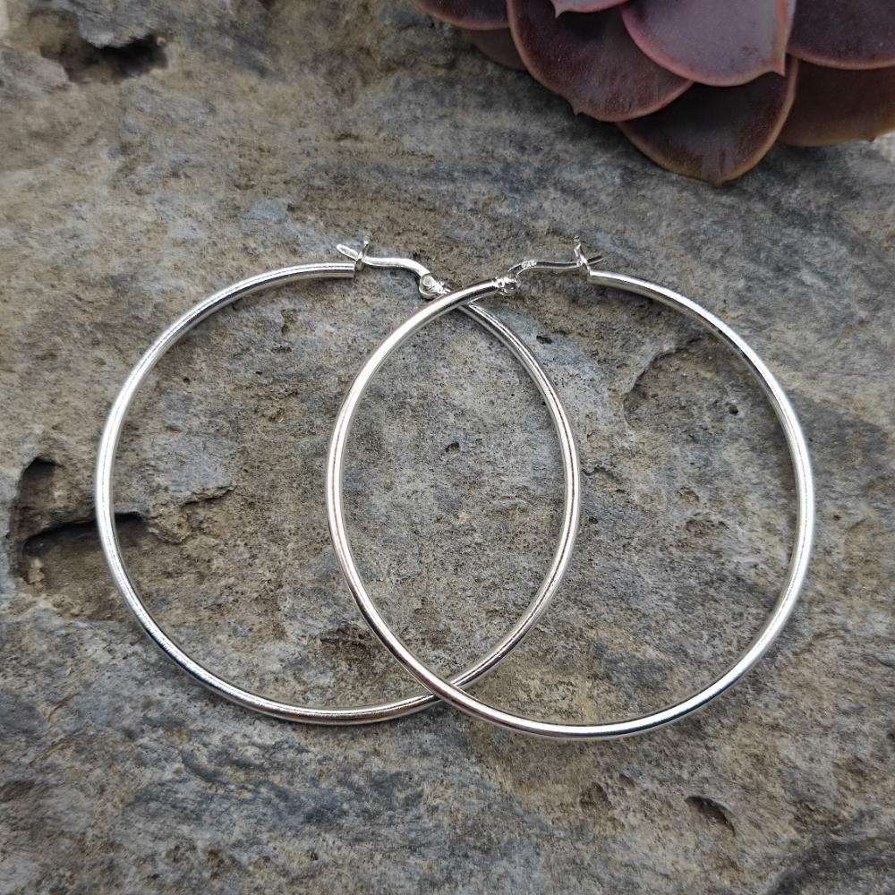 Orecchini a cerchio in argento 925 - ANJALI