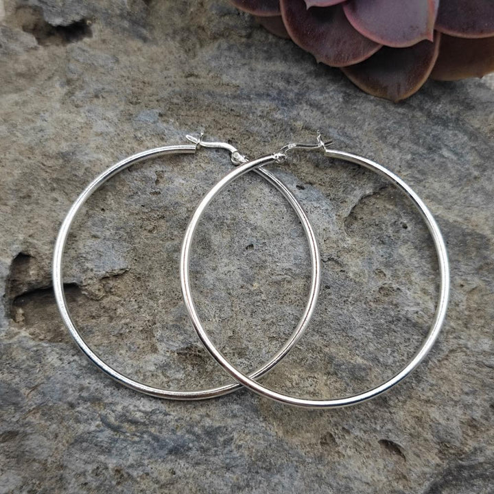 Orecchini a cerchio in argento 925 - ANJALI