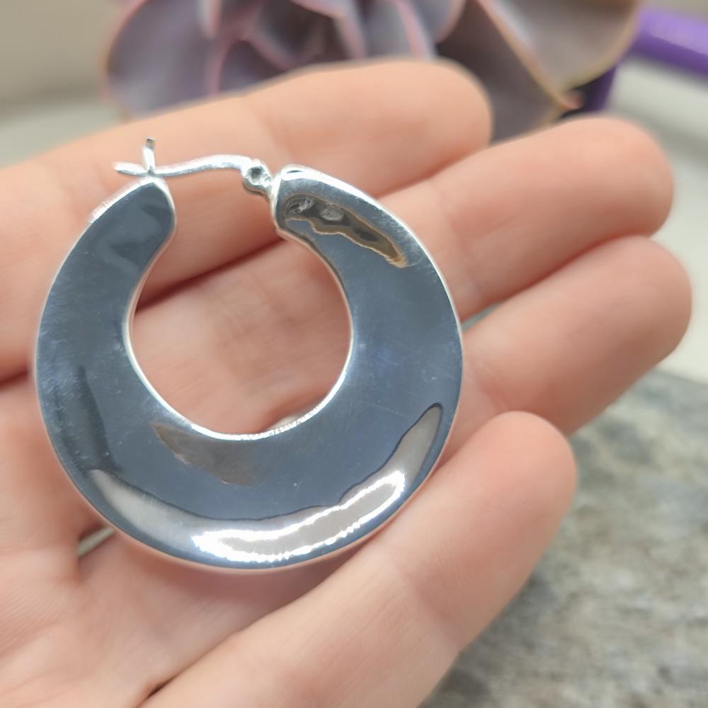 Orecchini a cerchio in argento 925 - HANA