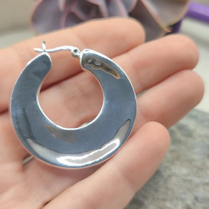 Orecchini a cerchio in argento 925 - HANA