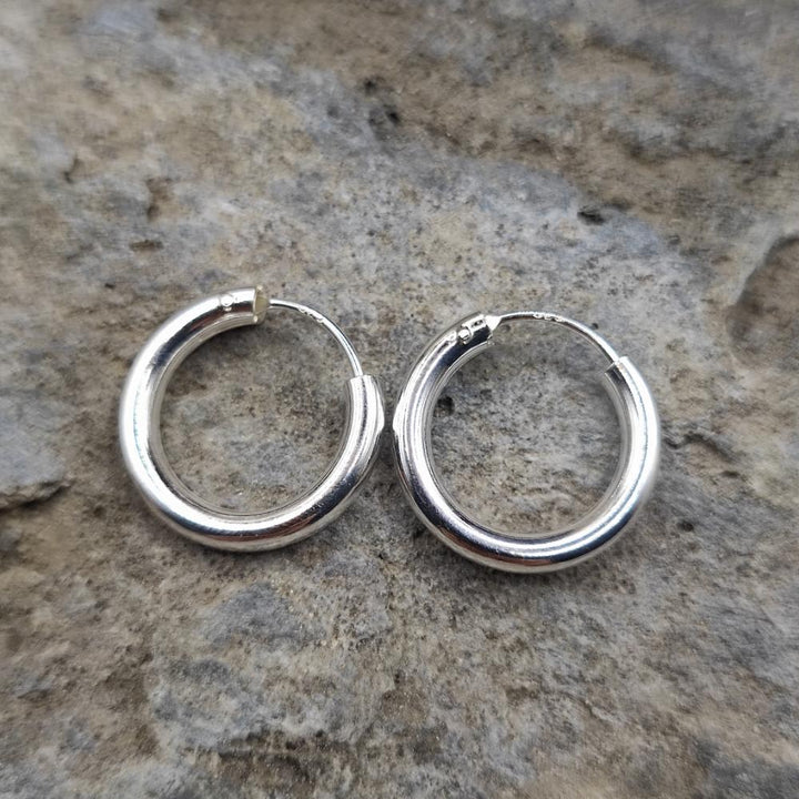 Orecchini a cerchio in argento 925 - KIRANJI