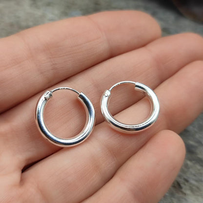 Orecchini a cerchio in argento 925 - KIRANJI